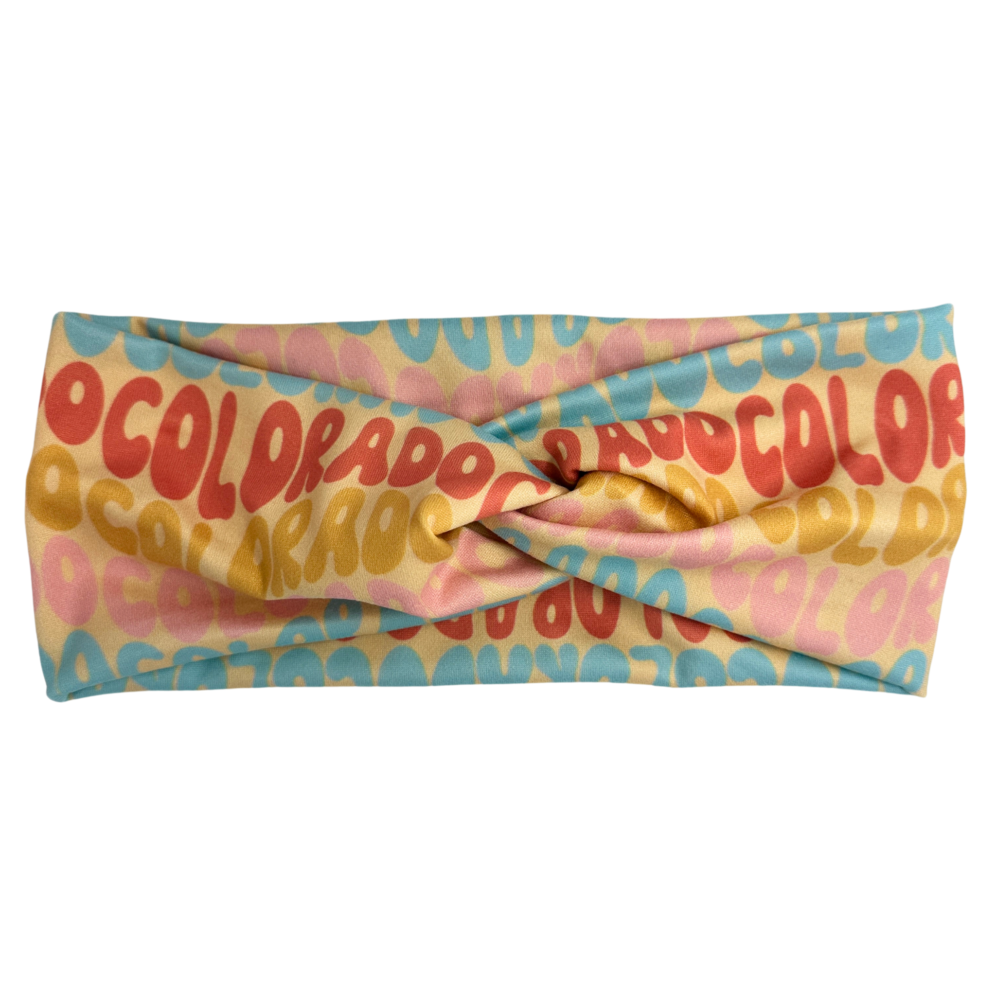 Junque Food Headband Hair Accessories – wholesale Pannband - Dam – Twist Pannband - Retro Colorado0