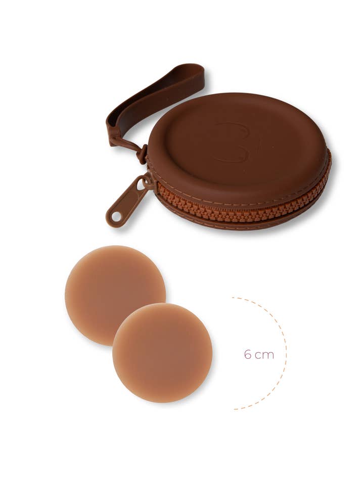 Boob-eez - Wholesale Nipple Pasties - Women's - x1 Silicone Travel Case + x1 Pair of "Headlight Hiders"14