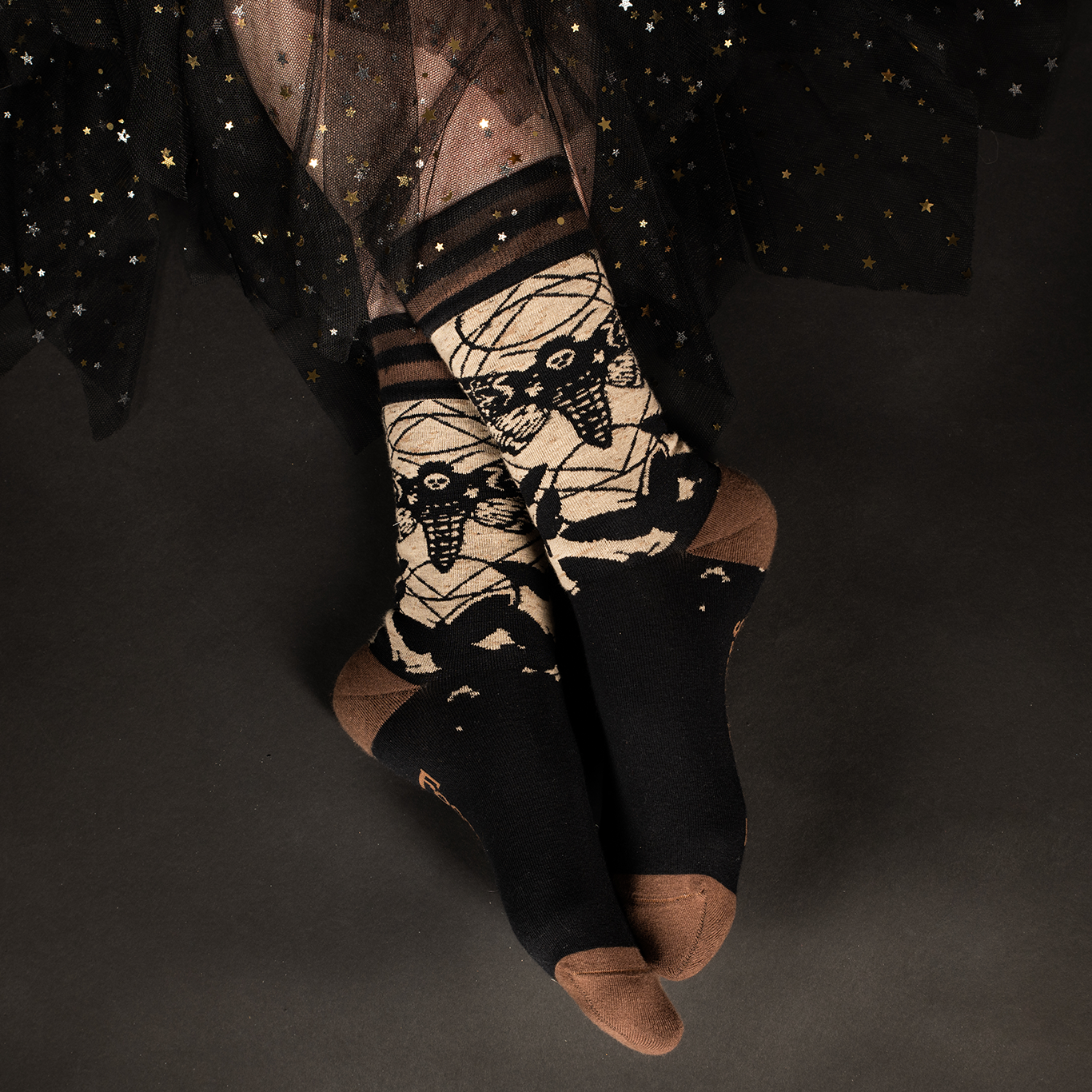 FootClothes LLC – wholesale Socks – Unisex – Death's Head Hawkmoth Socks4