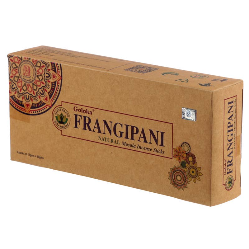 Puckator Ltd – wholesale Incense – Goloka Organika Frangipani Incense Sticks2