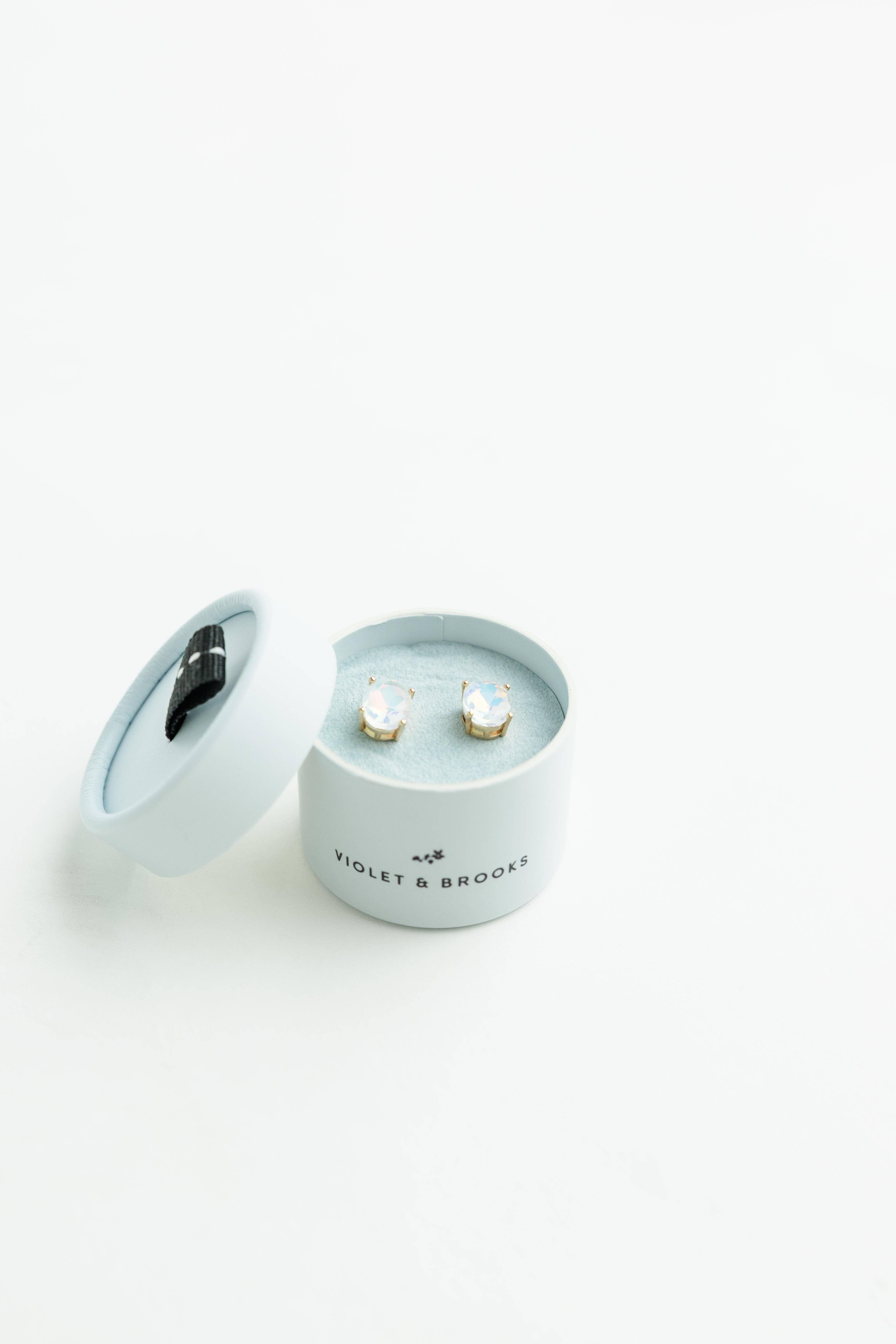 Violet & Brooks - Wholesale Stud/Post Earrings - Crystal Powder Boxed Earring6