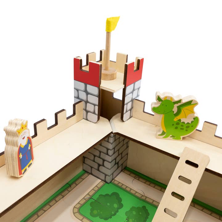 Trade Toys Limited - Wholesale Wood Toy - Kids - Viga Wooden Castle Play Set1