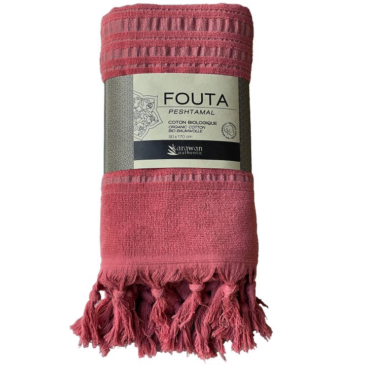 Karawan Authentic - Vendita all'ingrosso Asciugamani da bagno - FOUTA IN COTONE BIOLOGICO - Collezione DOLCE - JASPER
