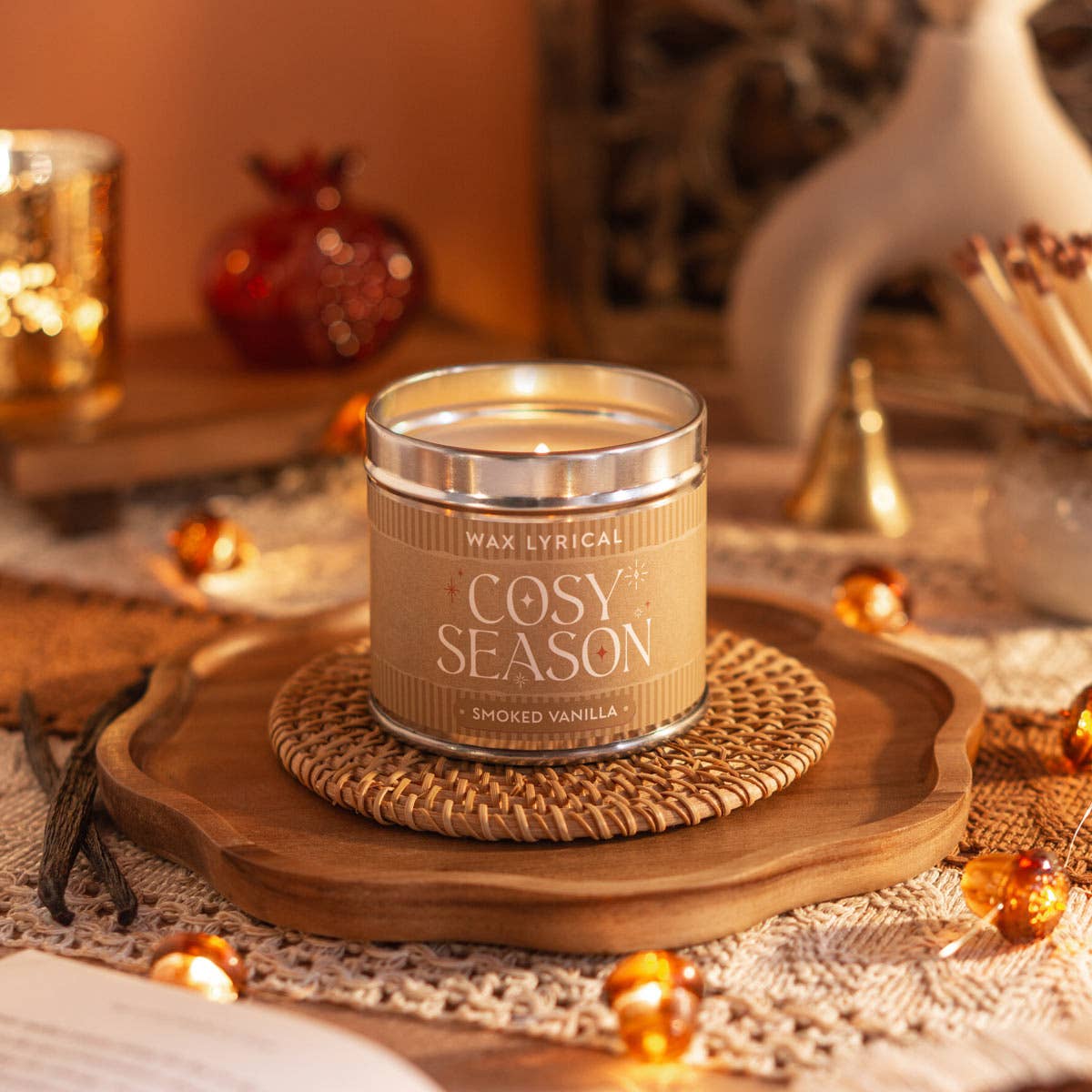 Wax Lyrical UK – wholesale Travel candles – Wax Lyrical Cosy Season Smoked Vanilla Candle2