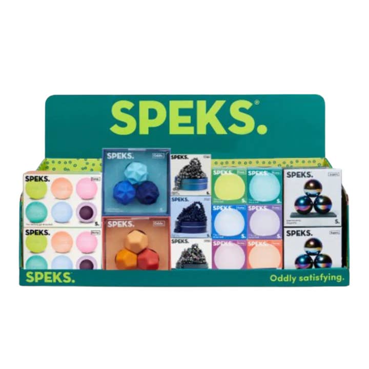 Speks Multi-product display with Mini Gump for wholesale by Speks UK