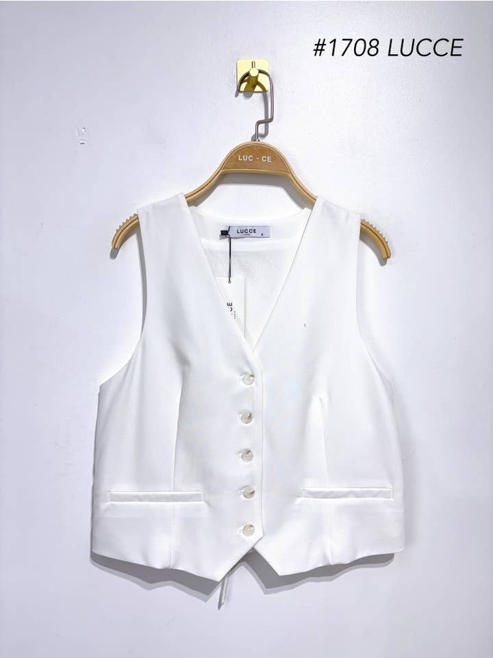 LUCCE - Wholesale Suit Vest - Women's - Tailored Vest - 1708