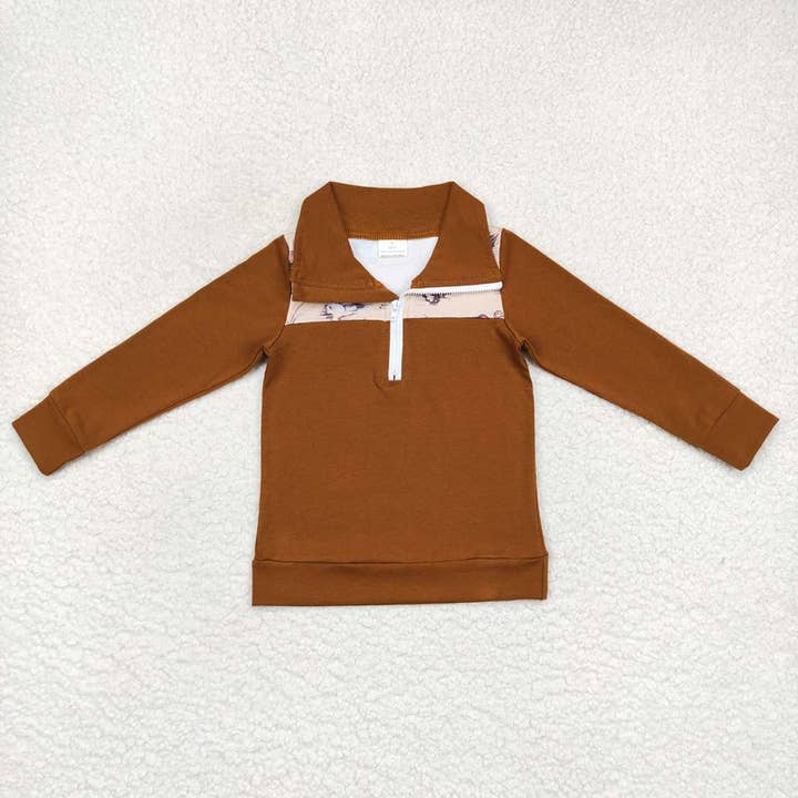 Baby Boys Long Sleeve Duck Pullover Tee Shirts for wholesale by Aier Wholesale