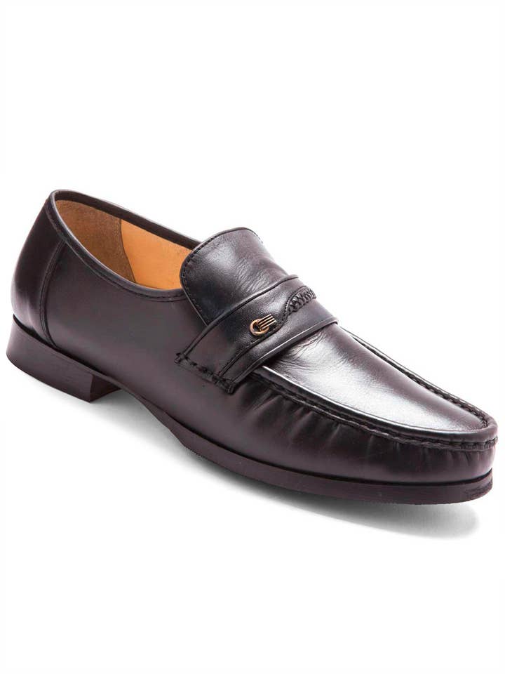 Leren mocassins brede pasvorm (1005442_0026) voor wholesale door PEDICONFORT