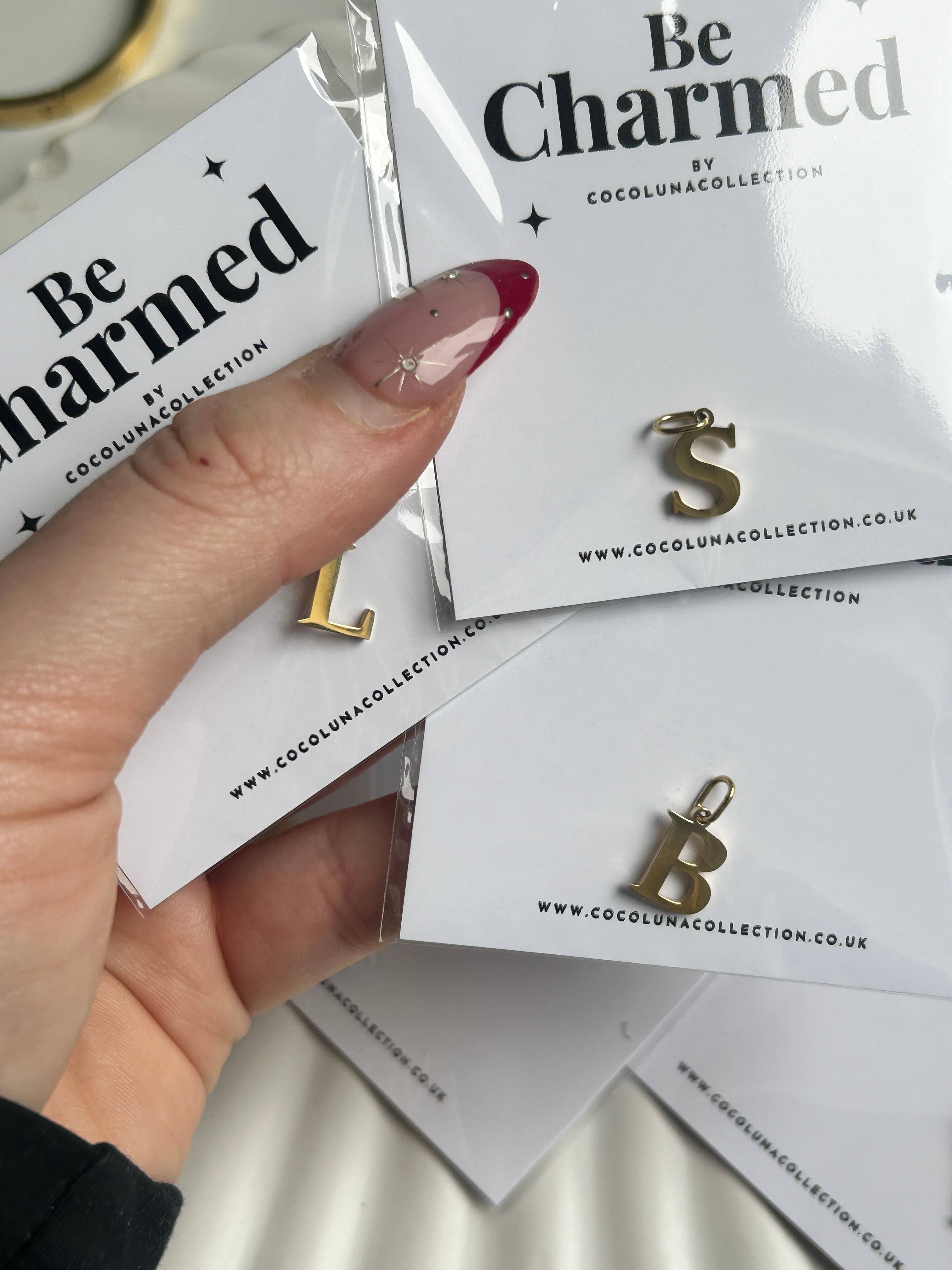 Coco Luna Collection – wholesale Individual charm/pendant – Letter Charms E | Charms5