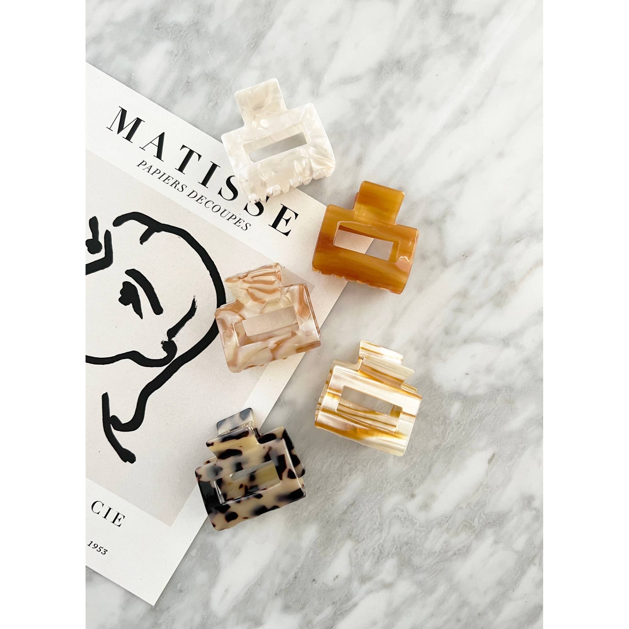 LoveLina - Wholesale Hair Clip - Women's - 2-Inch Acetate Tortoise Hair Clips - CAMILA1