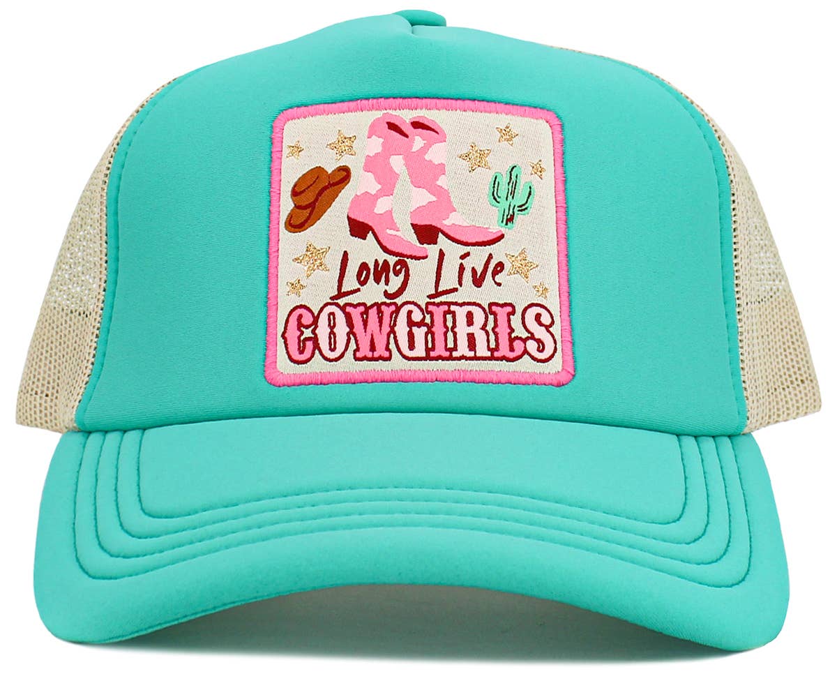 KBETHOS - Wholesale Trucker Hat - Women's - Long Live Cowgirls Meshback Ballcap6