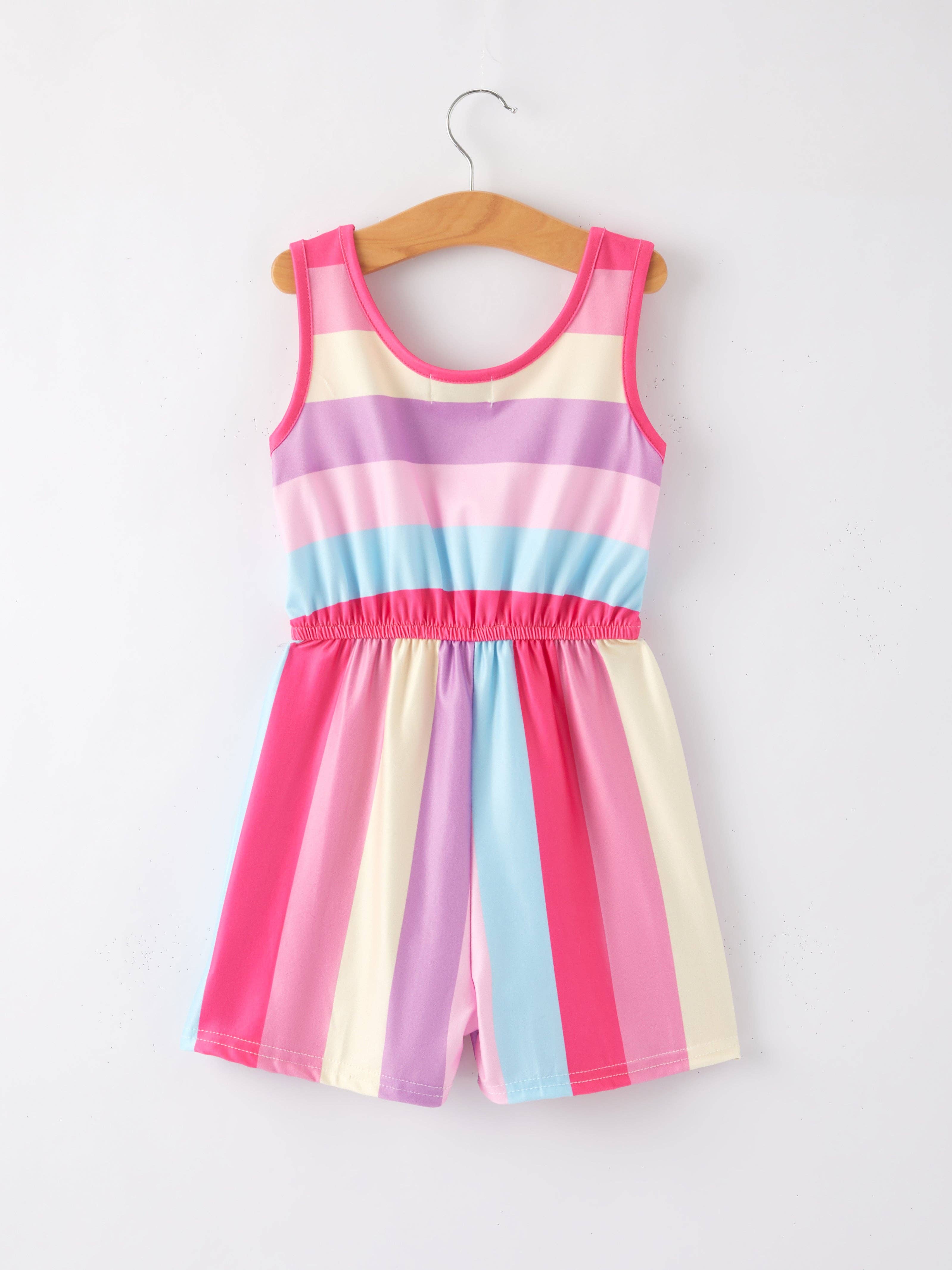 Rylee Faith Designs - Wholesale Dress Set - Baby - Leopard Striped Milk Silk 3-piece Jumpsuit Set22