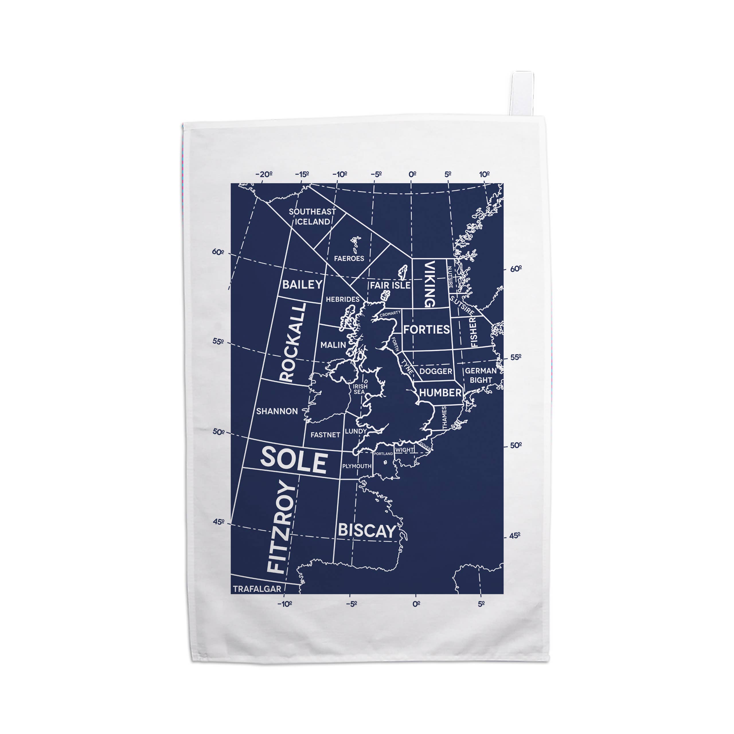 Tabitha Mary - Wholesale Art Print - Shipping Forecast Regions Dark Blue Print, Cards & Gifts2