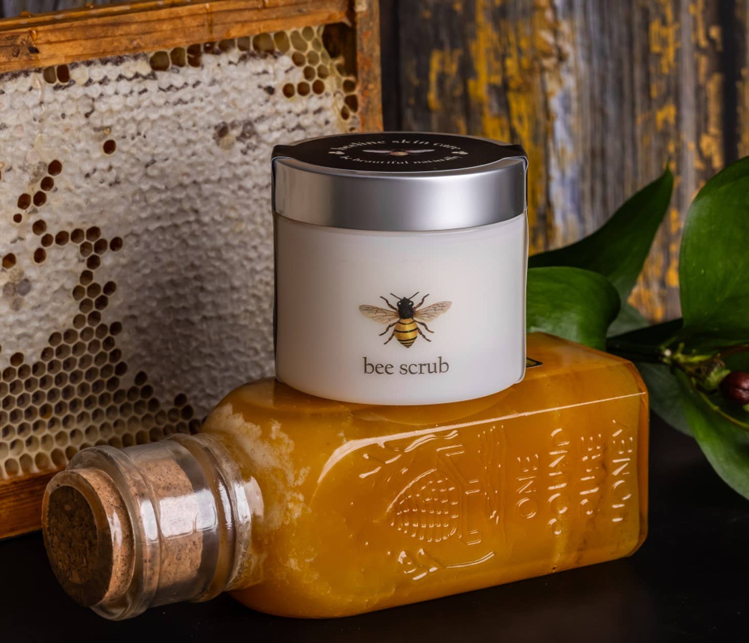 Beeline Skin Care – wholesale Facial exfoliant/scrub – Bee Scrub all vegetable based sugar scrub