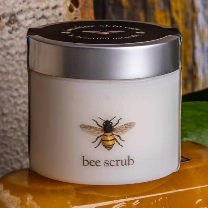 Bee Scrub all vegetable based sugar scrub for wholesale by Beeline Skin Care