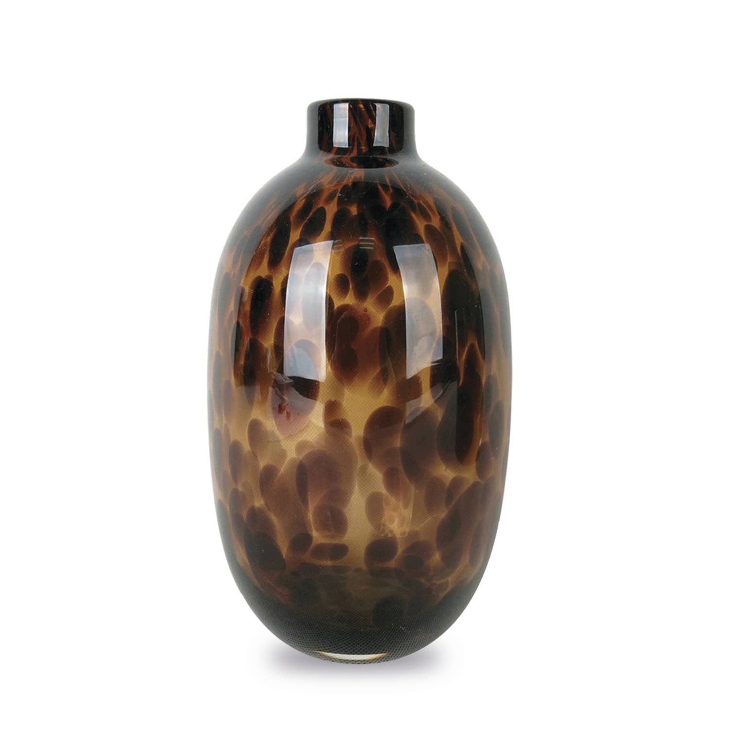 amber Alan brown leopard vase D11 H20cm for wholesale on Faire0