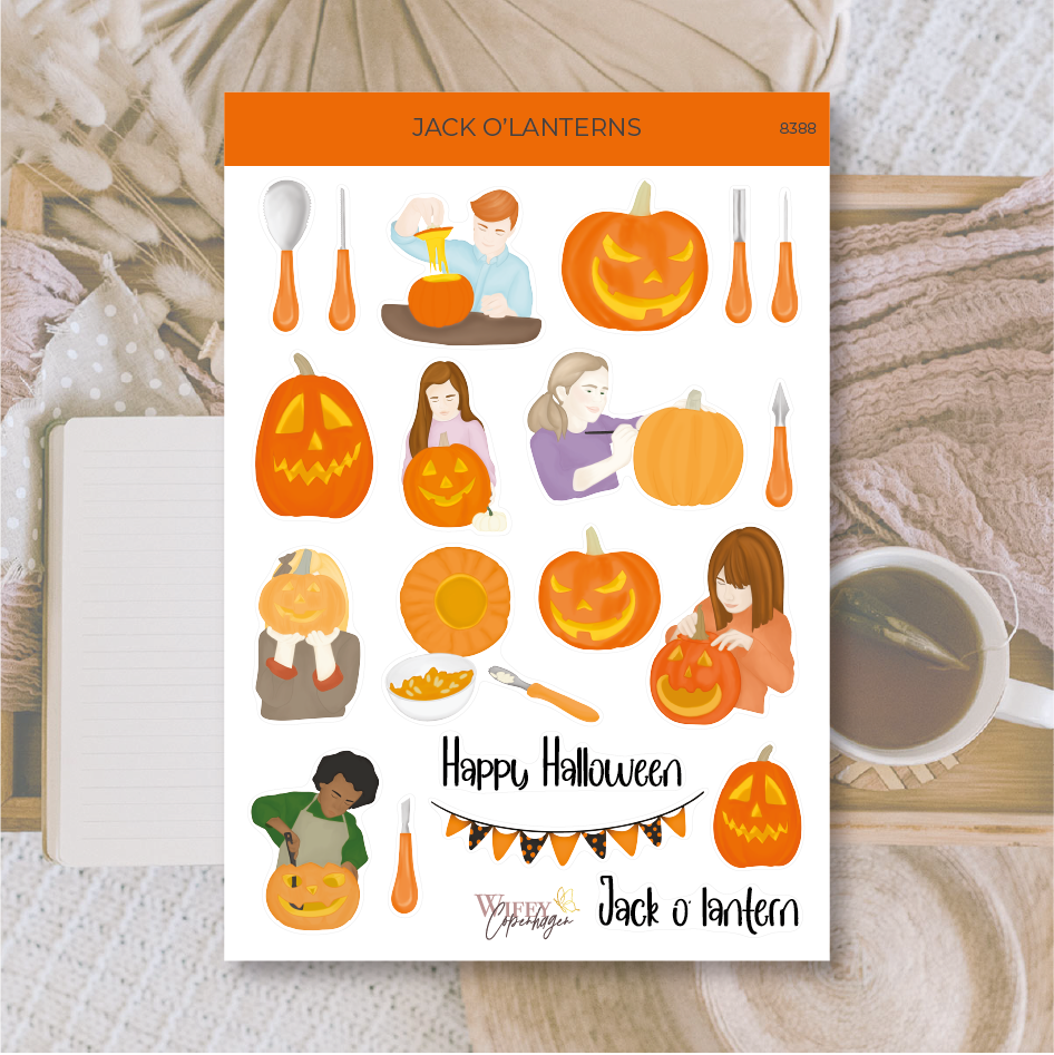 Plan & Plot Studio – wholesale Sticker – Jack O'Lanterns | Stickers0