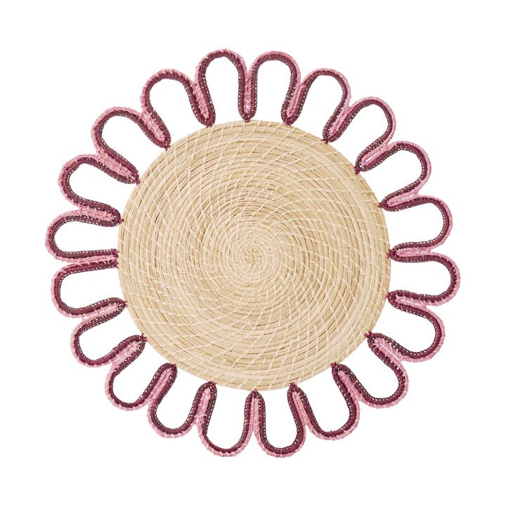 Magnolia Iraca Dækkeserviet - Halm Raffia Bordservice for engroshandel hos Coro Cora™