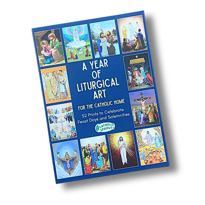 A Year of Liturgical Art for the Catholic Home for wholesale by Catholic Sprouts LLC