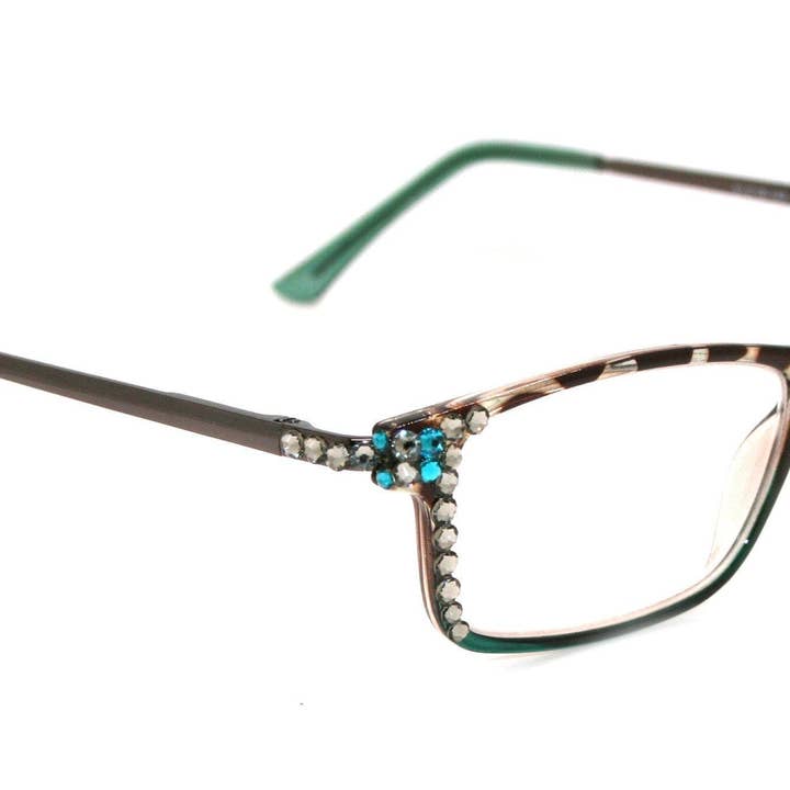 Lunettes de lecture Vienna Bling avec véritables cristaux européens pour la vente par SPARE-SPECS, LLC