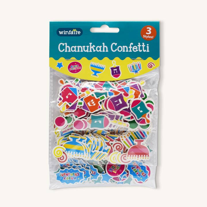 Chanukah Confetti for wholesale by Ner Mitzvah