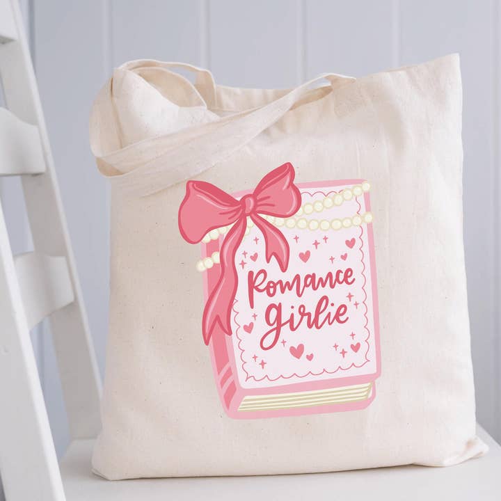 Romance Girlie Tote Bag for wholesale by Chapter & Craft Studio