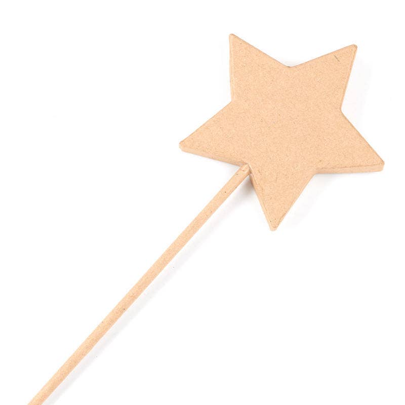 Factory Direct Craft – wholesale Craft supplies – Paper Mache Star Wand for Crafts, Costumes, and Decorations3