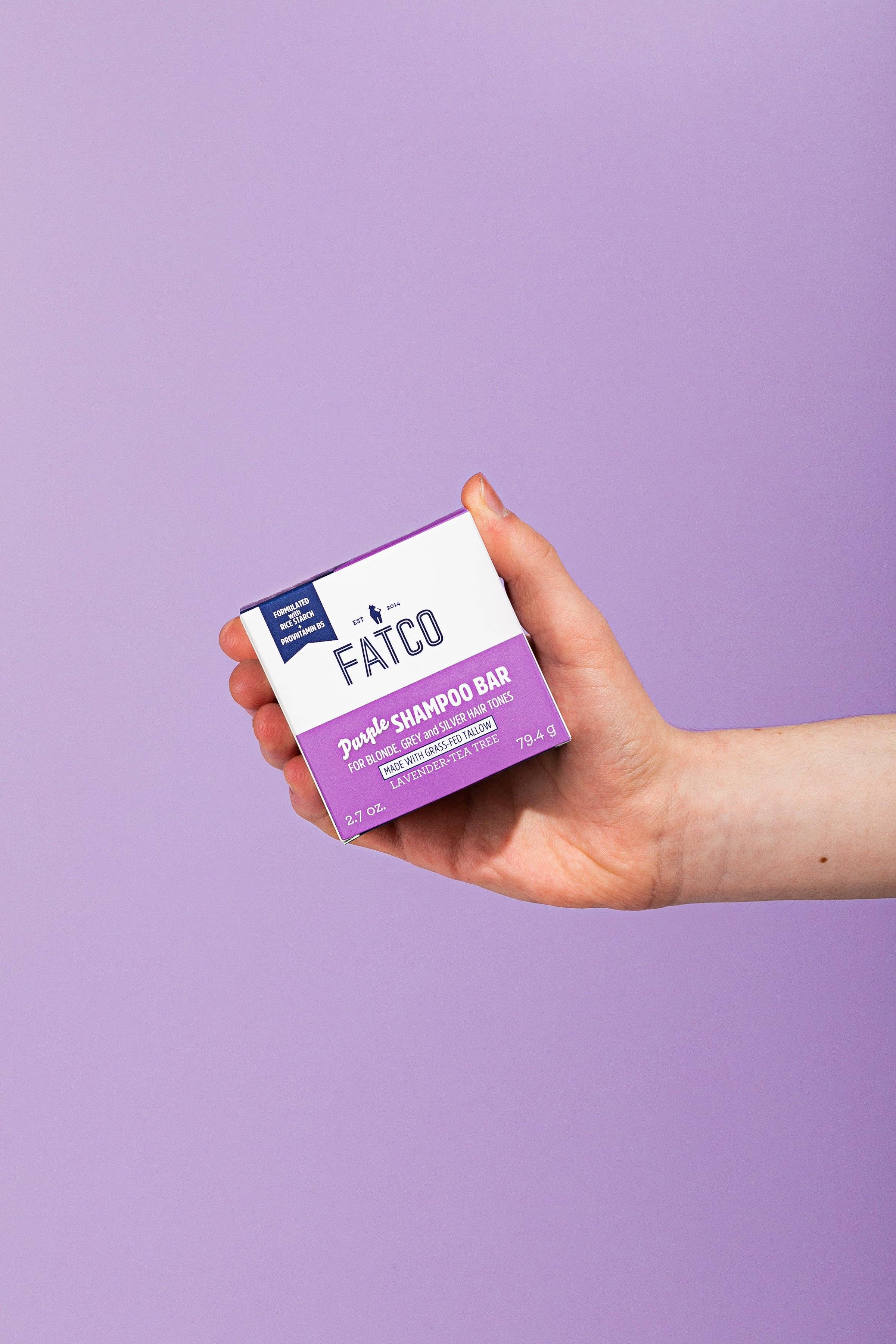 FATCO – wholesale Shampoo puck/solid shampoo – Purple Shampoo Bar8
