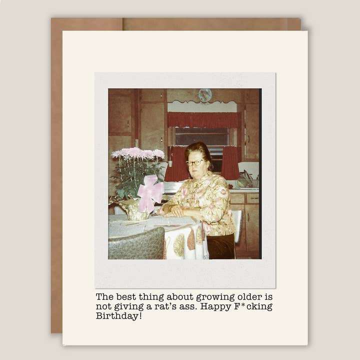 Rat's Ass Snarky- Birthday Card for wholesale by Heavenly Debbie