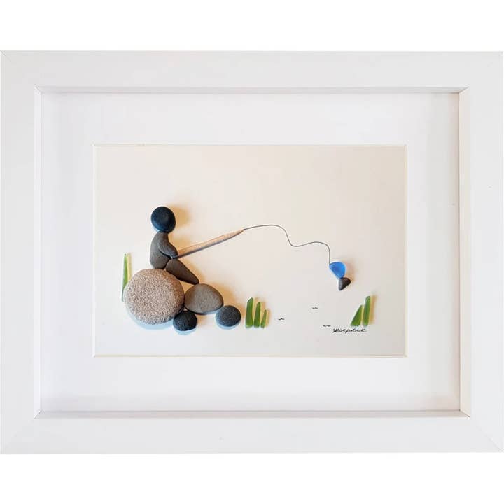 Fishing - Sea Glass & Pebble Picture Artwork and other Purchase wholesale sea fishing line. Free returns & net 60 terms on Faire trending on Faire.