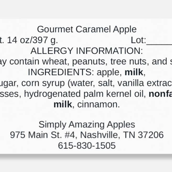 Simply Amazing Apples - Wholesale Caramel - Apple Strudel White Chocolate Caramel Apple3