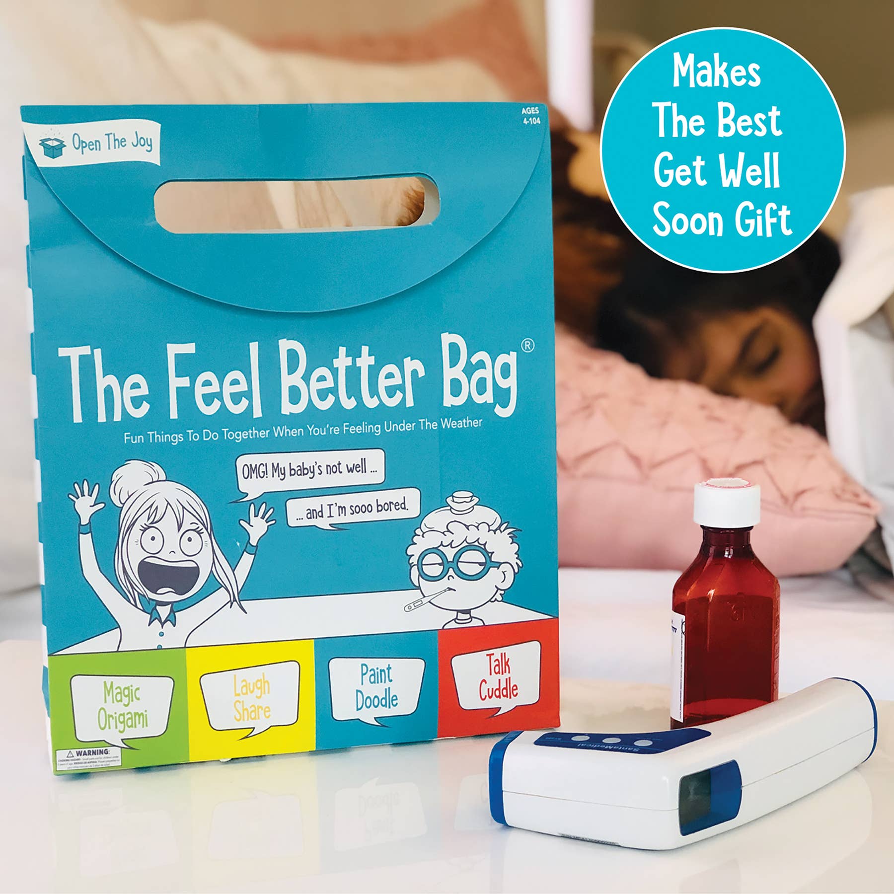 Open The Joy - Wholesale DIY Craft Kit - Kids - The Feel Better Bag: All-in-One Activity Kit5
