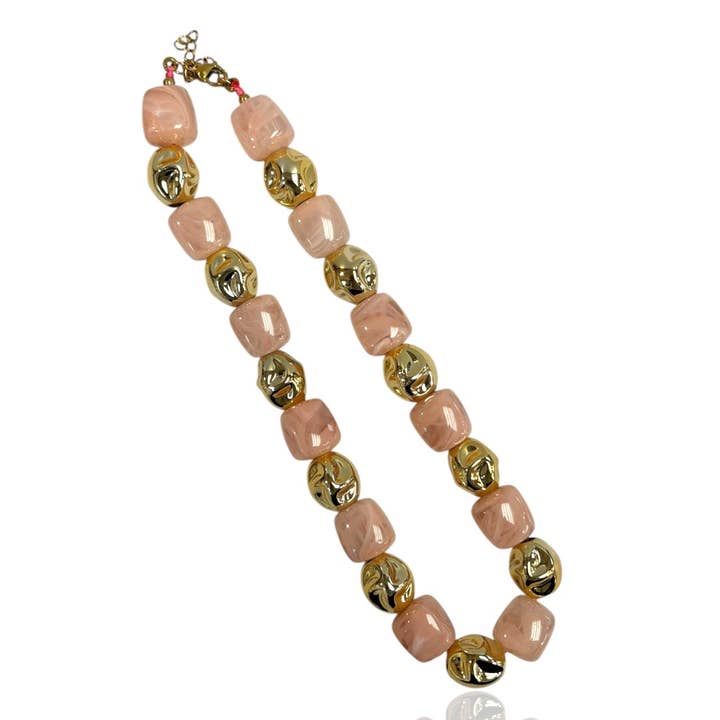 Collana in Resina e Oro Mix per la vendita all'ingrosso da parte di Koda Wearables