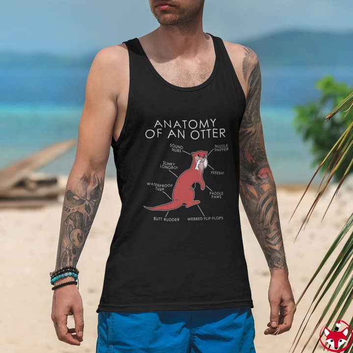 Otter Red - Tank Top for wholesale by Artworktee