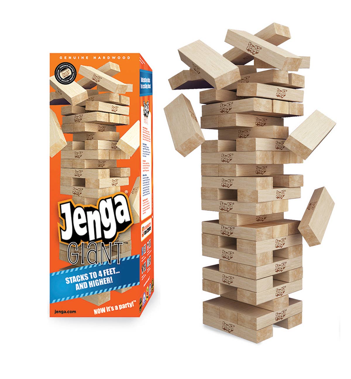 Learn how to play a Jenga® GIANT™ game with dice - Art's Ideas