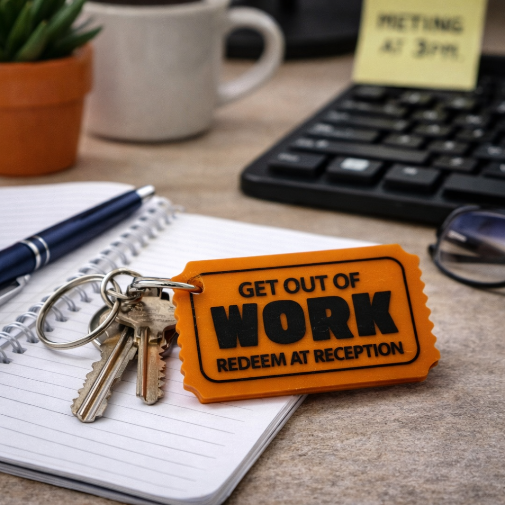 Made Happy Gifts – wholesale Keychain – Unisex – Arcade Ticket Funny & Offensive Novelty Keyrings9