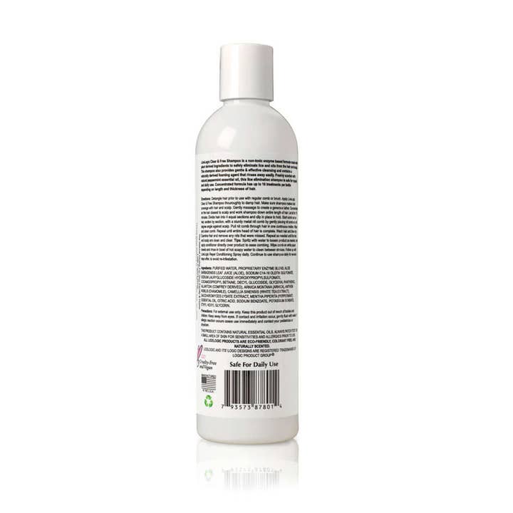 Logic Products - Wholesale Hair Shampoo - LiceLogic Clear & Free Shampoo - Peppermint2