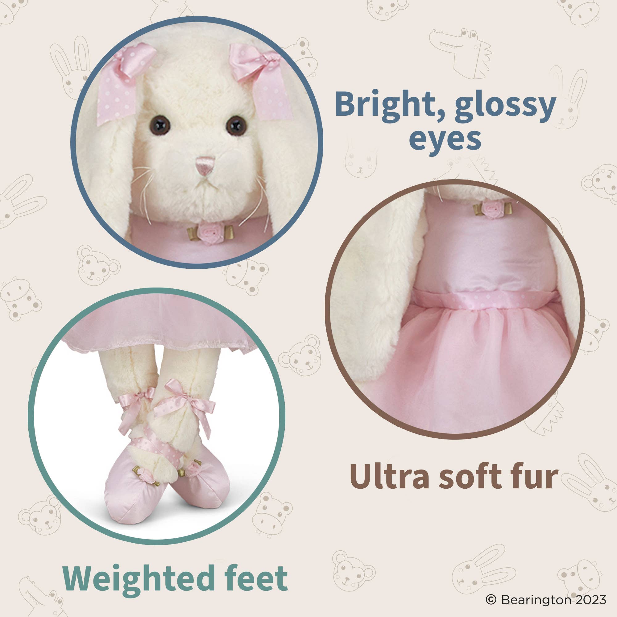 Bearington Collection - Wholesale Stuffed/Plush Toy - Kids & Baby - Lil Bunny Tutu the Ballerina4