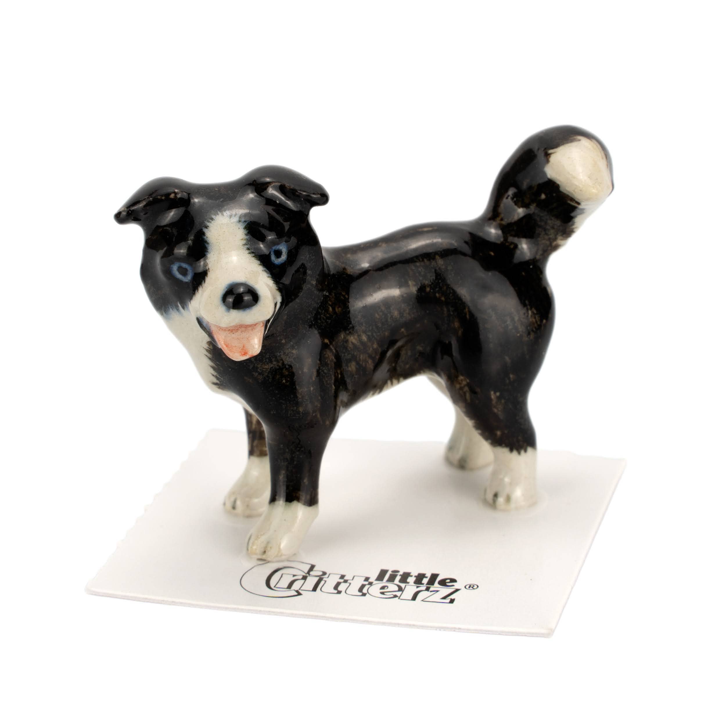 Little Critterz – wholesale Decorative figurine – Scott Border Collie Porcelain Miniature