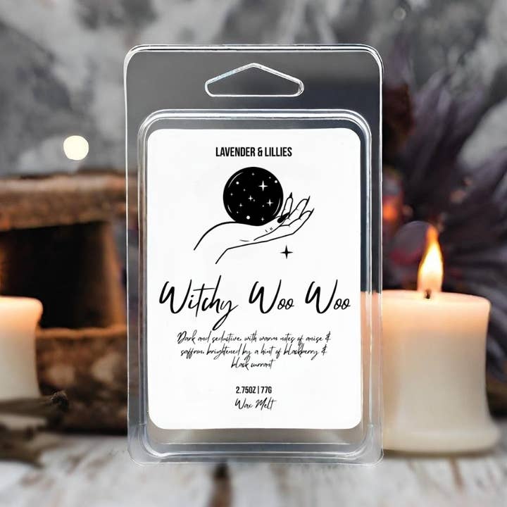 Witchy Woo Woo- Kokosvaxsmältning- 78g Snäckskal för wholesale av Lavender & Lillies