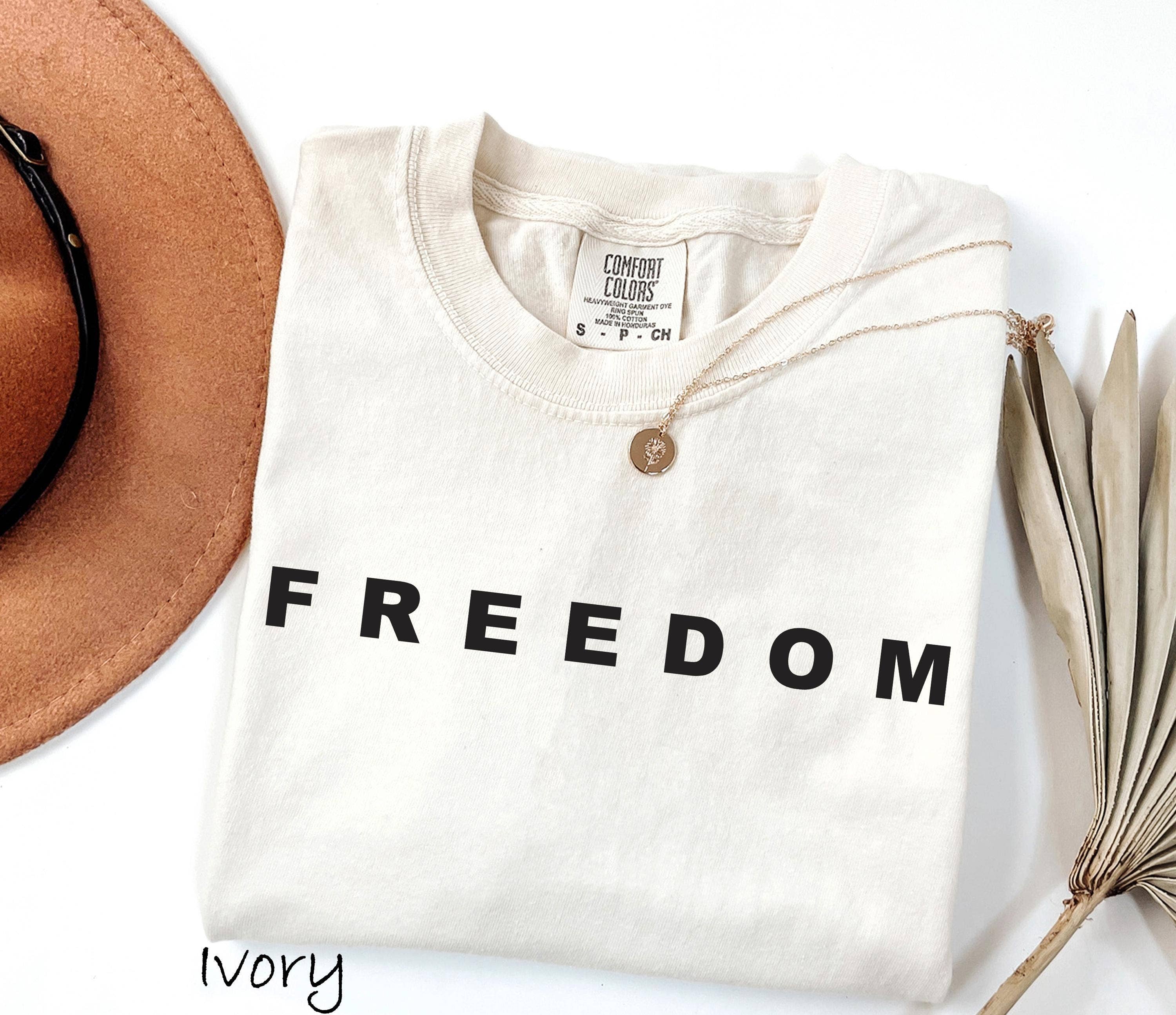 Glaime - Wholesale T-Shirt (Graphic) - Women's - Comfort Colors Charlie Kirk Freedom Shirt, Justice for Kirk 1