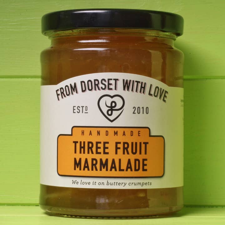 Three Fruit Marmalade (340g) for wholesale by From Dorset With Love