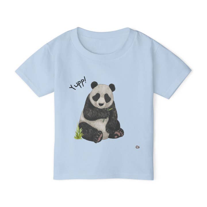 Happymom - Vente T-shirt sérigraphié – enfant - T-shirt Enfant Panda Adorable - Yupp! Tee Mignon pour Tout-Petit