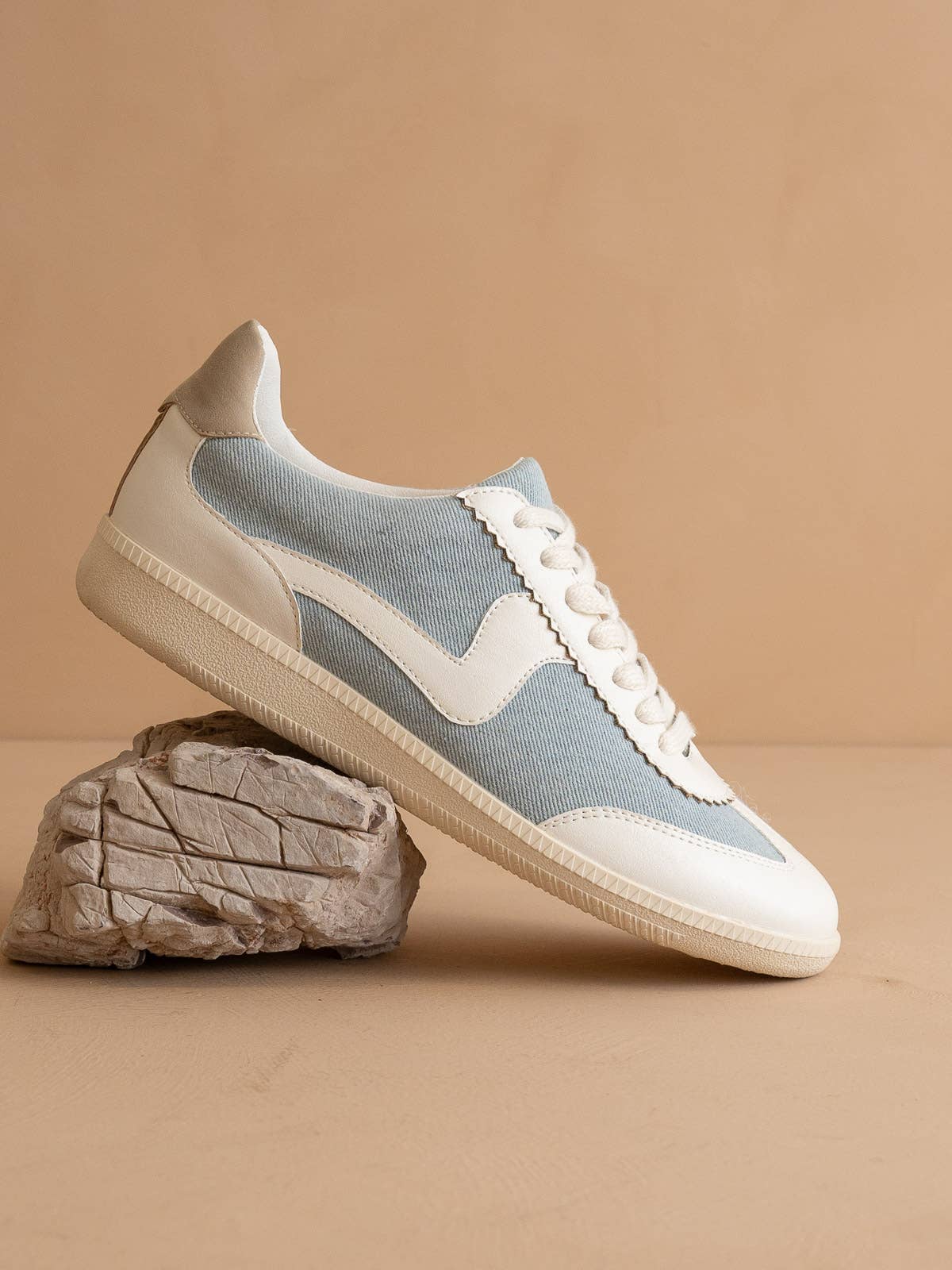 The Kyla | Denim Classic Low Top Sneakers for wholesale on Faire3