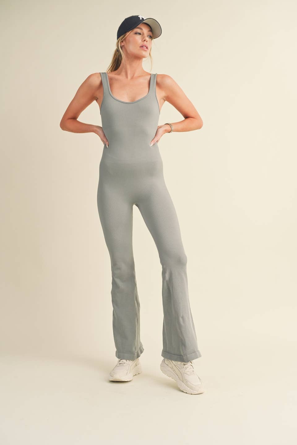 KIMBERLY C - Vente Combinaison – femme - Combinaison évasée sans coutures15