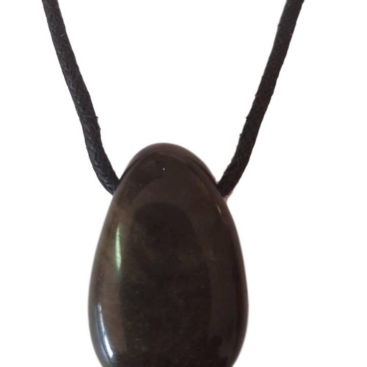Golden Obsidian Pierced Pendant for wholesale by WLM