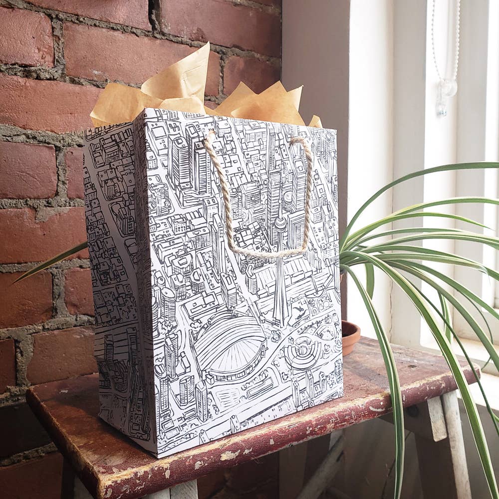 Gotamago - Wholesale Gift Bag - Toronto Lines Eco Gift Bag