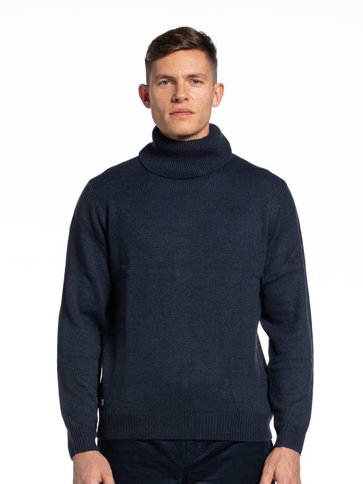Rue Saint-Patrick - Wholesale Knitted jumper – Men′s - Submariner Sweater in Navy0