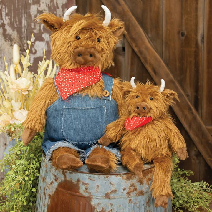 The Hearthside Collection - Wholesale Decorative Tabletop Object - Henry Highland Cow Doll