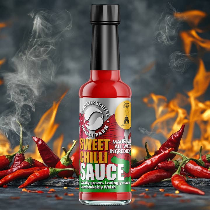 All Welsh Ingredient Sweet Chilli Sauce for wholesale by Pembrokeshire Chilli Farm